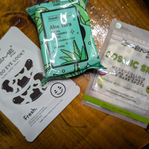 Other - Facial Bundle. Acne Patches, Eye Patches, And Makeup Remover Wipes